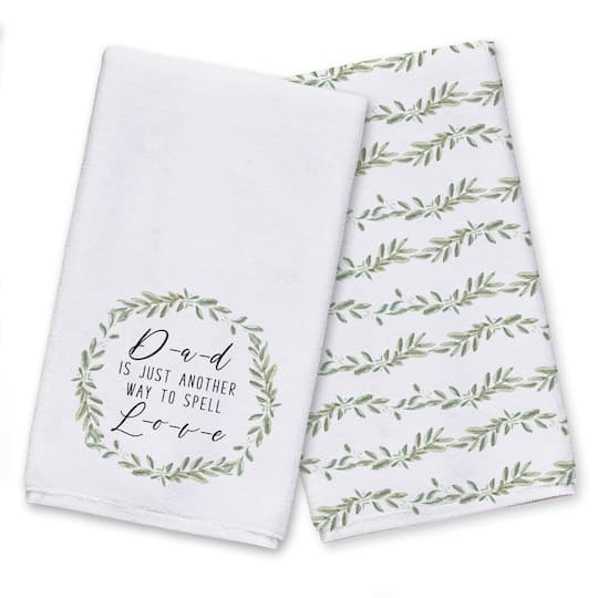 Dad is a Way to Spell Love Tea Towel Set